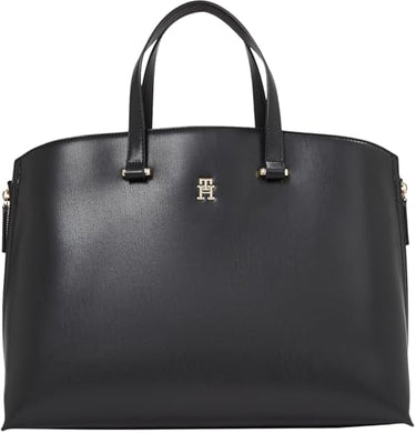Tommy Hilfiger TH MODERN TOTE Tragetasche Damen, Schwarz (Black), O im Sale